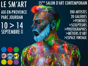 Martine Carraud exposera au salon Le SM'ART 10-14 SEPT 2020 à Aix en Provence au Parc Jourdan.